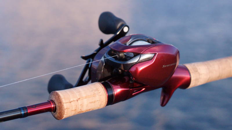 【かごに】 シマノ(SHIMANO) ベイトリール 両軸 19 スコーピオン MGL 151HG 左 バス釣り ロックフィッシュ：レッドムーン